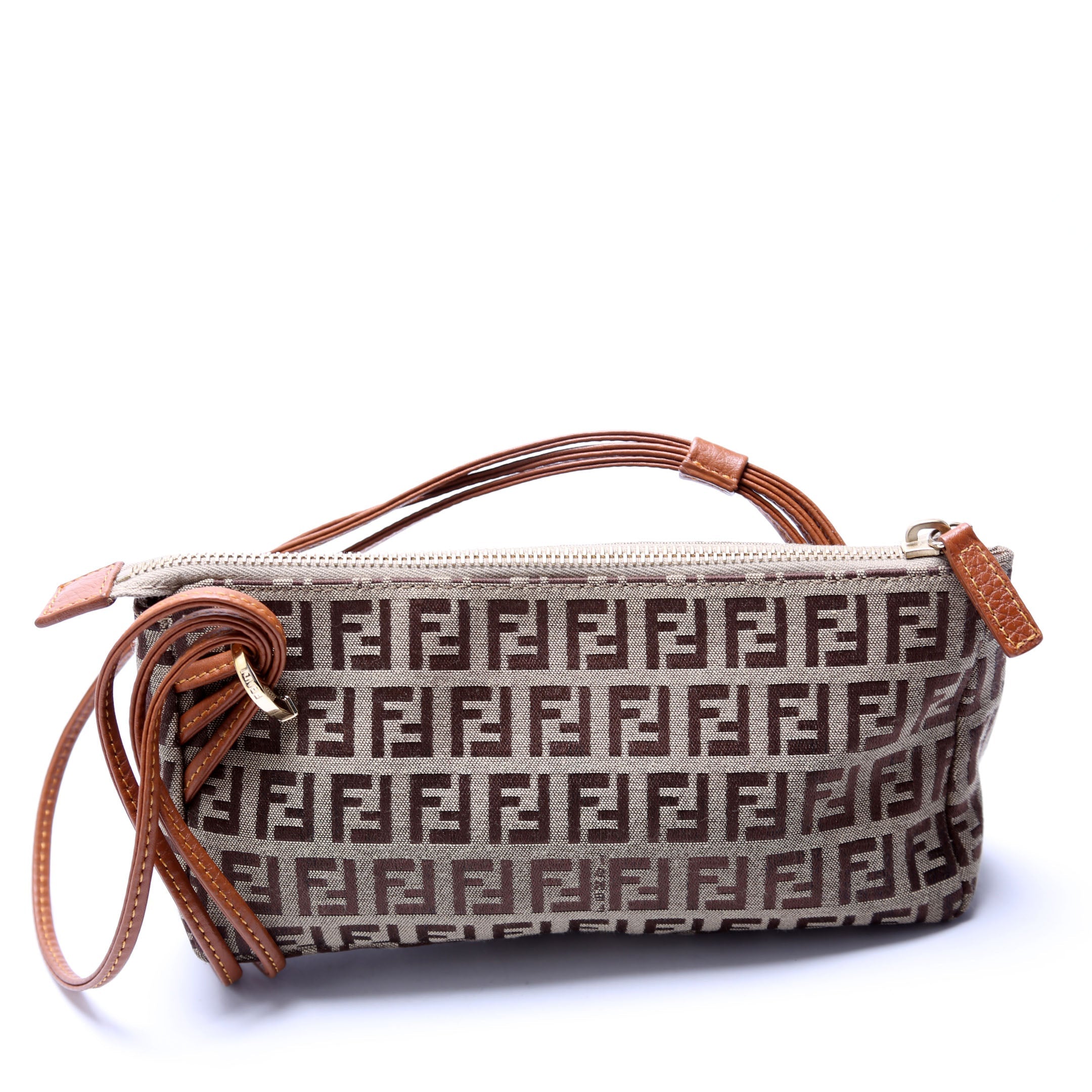 8BR513 Zucchino Triple Strap Mini Pochette Brown