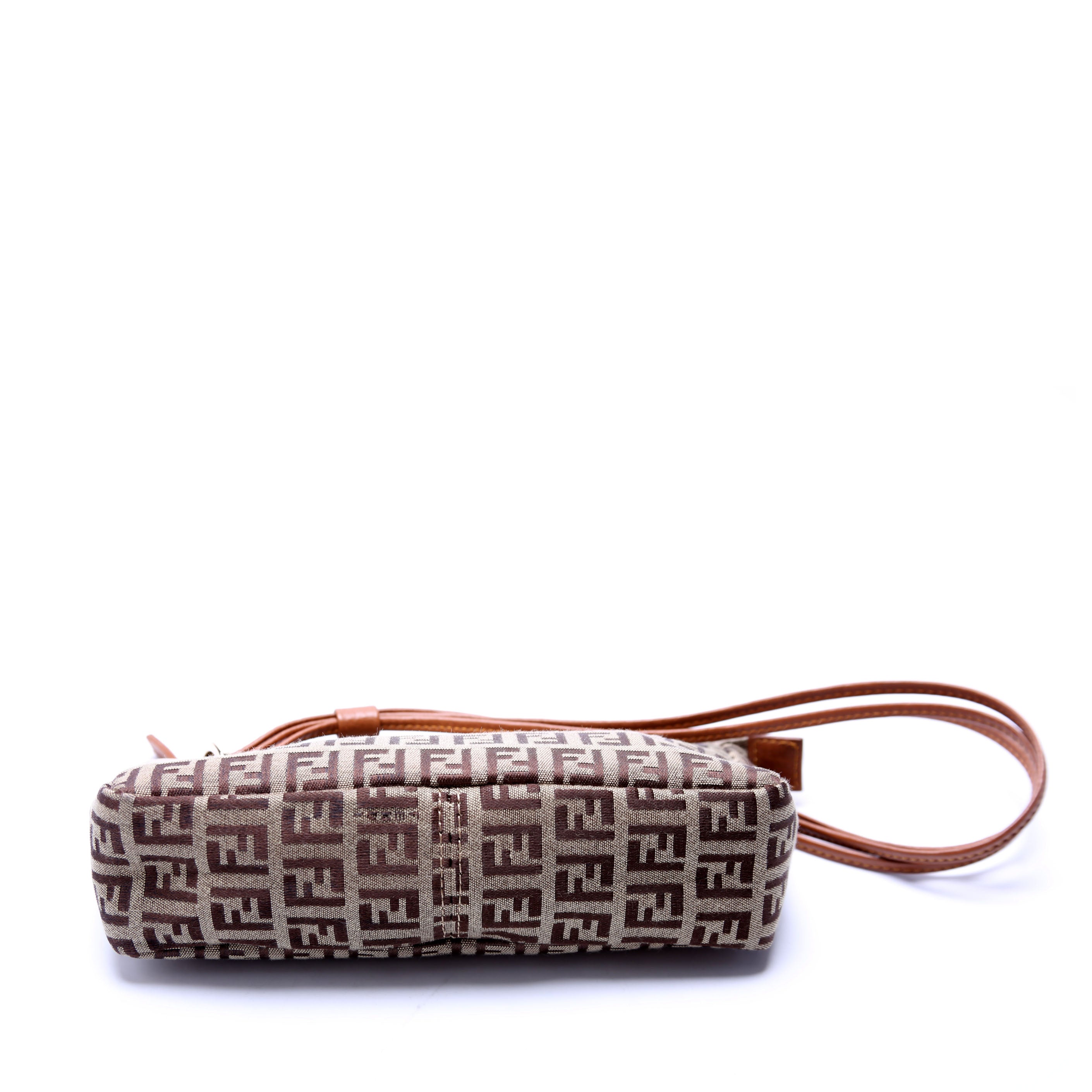 8BR513 Zucchino Triple Strap Mini Pochette Brown