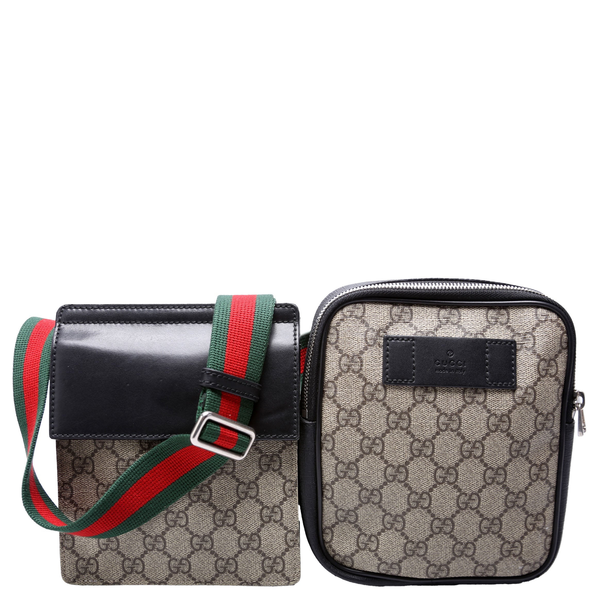 450956 GG Supreme Belt Bag Black