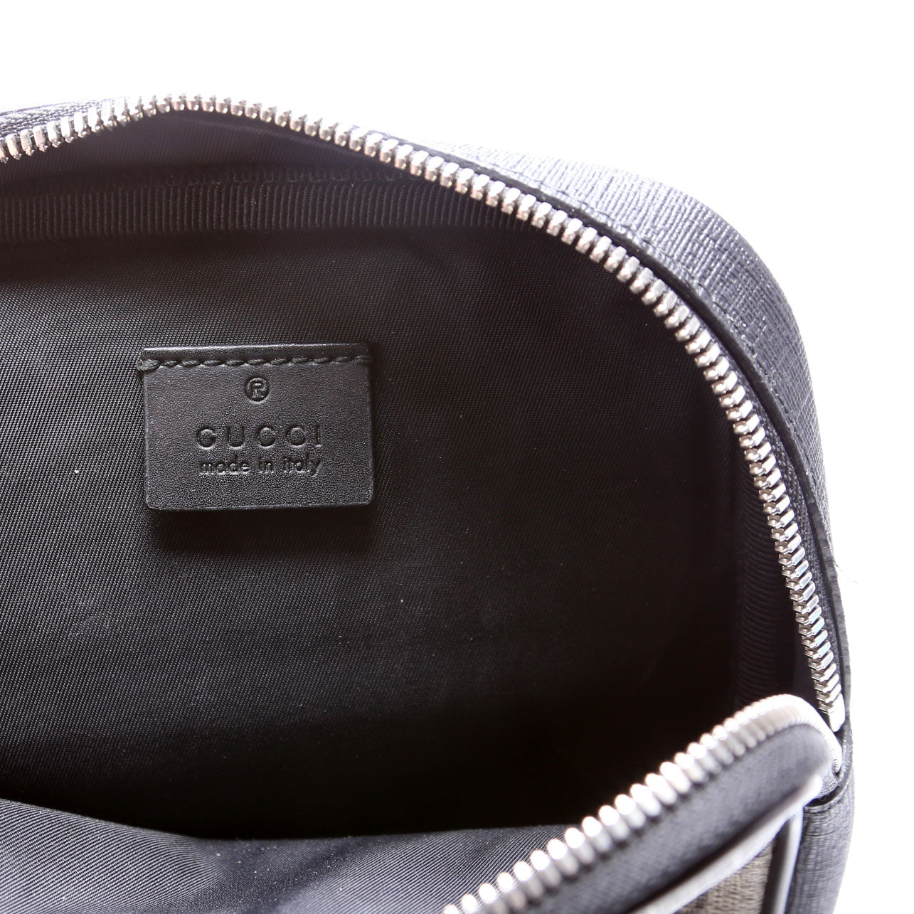 450956 GG Supreme Belt Bag Black