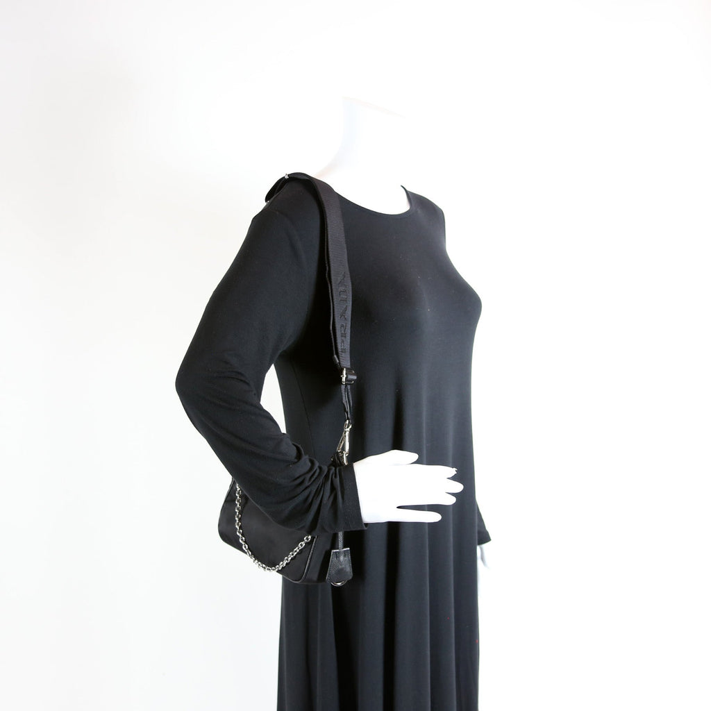 Nylon Re-Edition 2005 Shoulder Bag Black