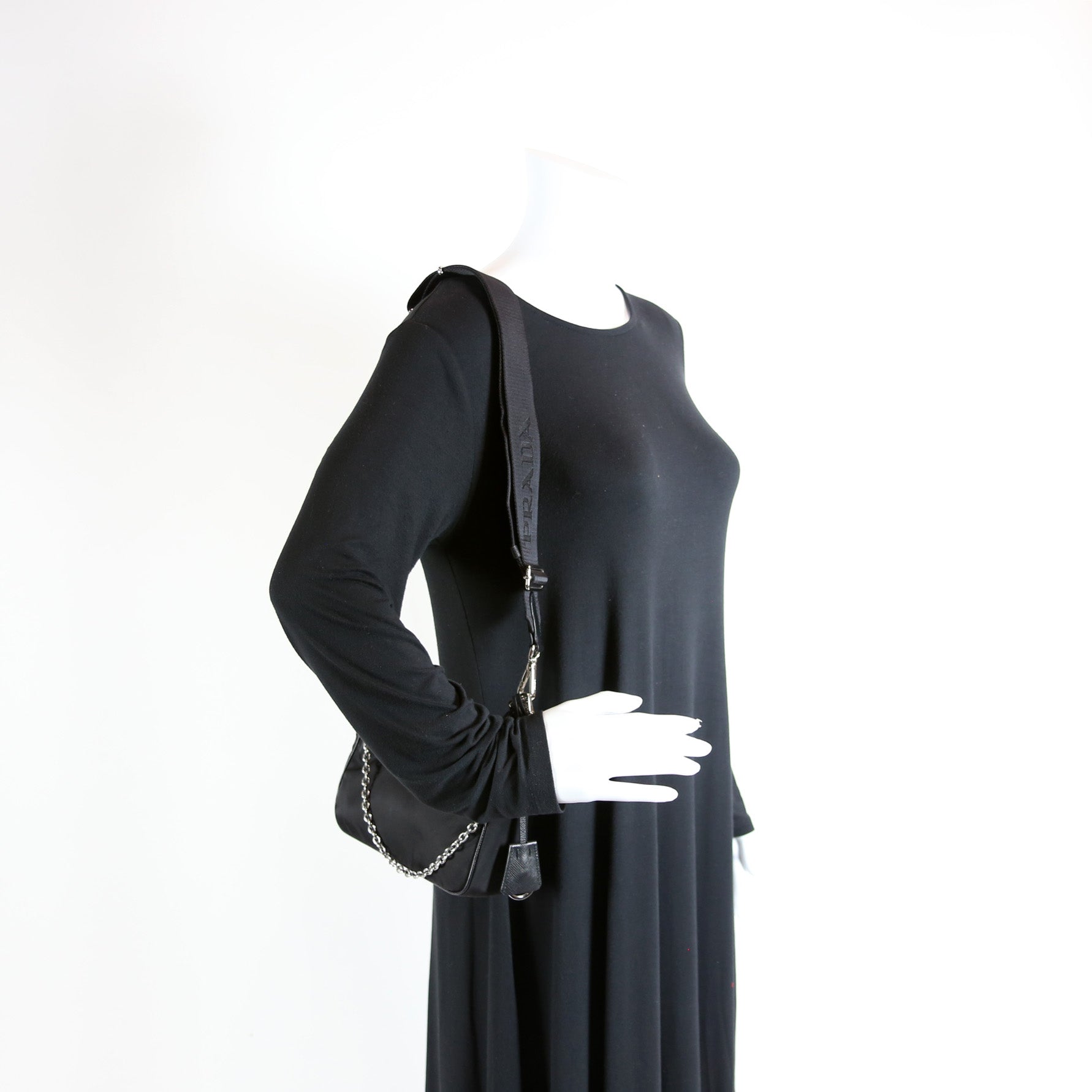 Nylon Re-Edition 2005 Shoulder Bag Black