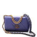 Chanel 19 WOC Quilted Lambskin 30M Purple