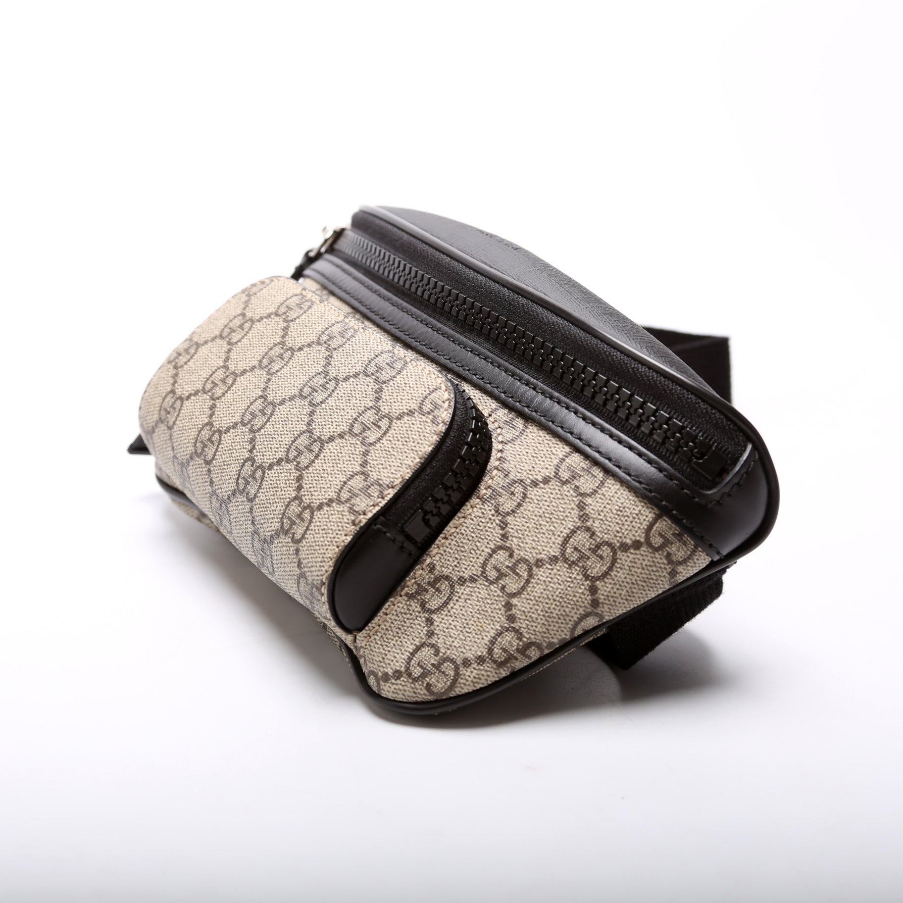 450946 GG Supreme Belt Bag Black/Beige
