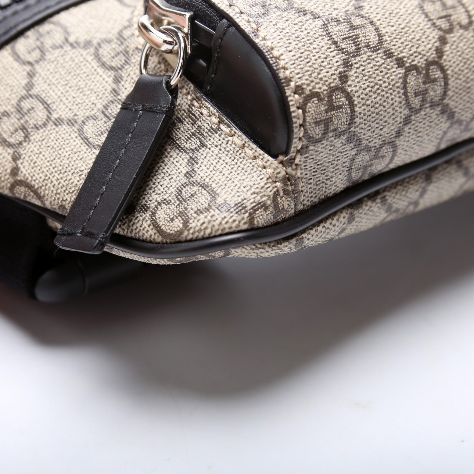 450946 GG Supreme Belt Bag Black/Beige