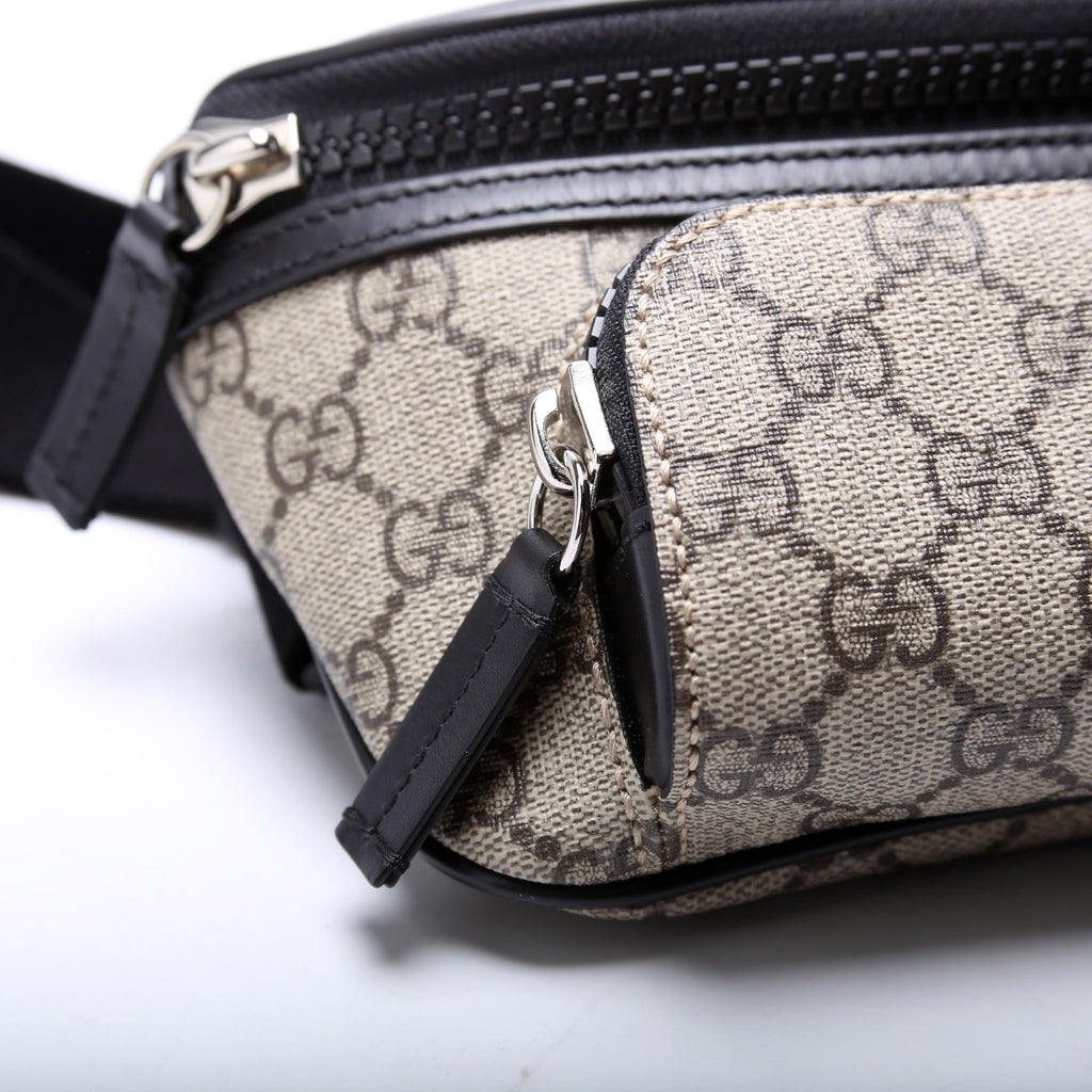 450946 GG Supreme Belt Bag Black/Beige