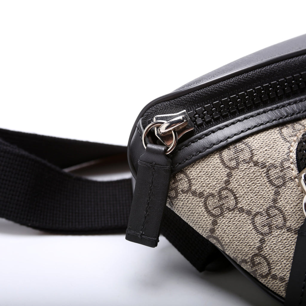 450946 GG Supreme Belt Bag Black/Beige