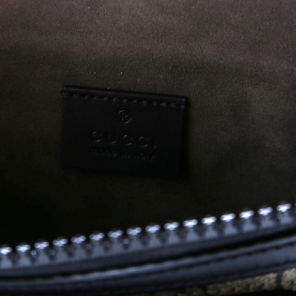 450946 GG Supreme Belt Bag Black/Beige
