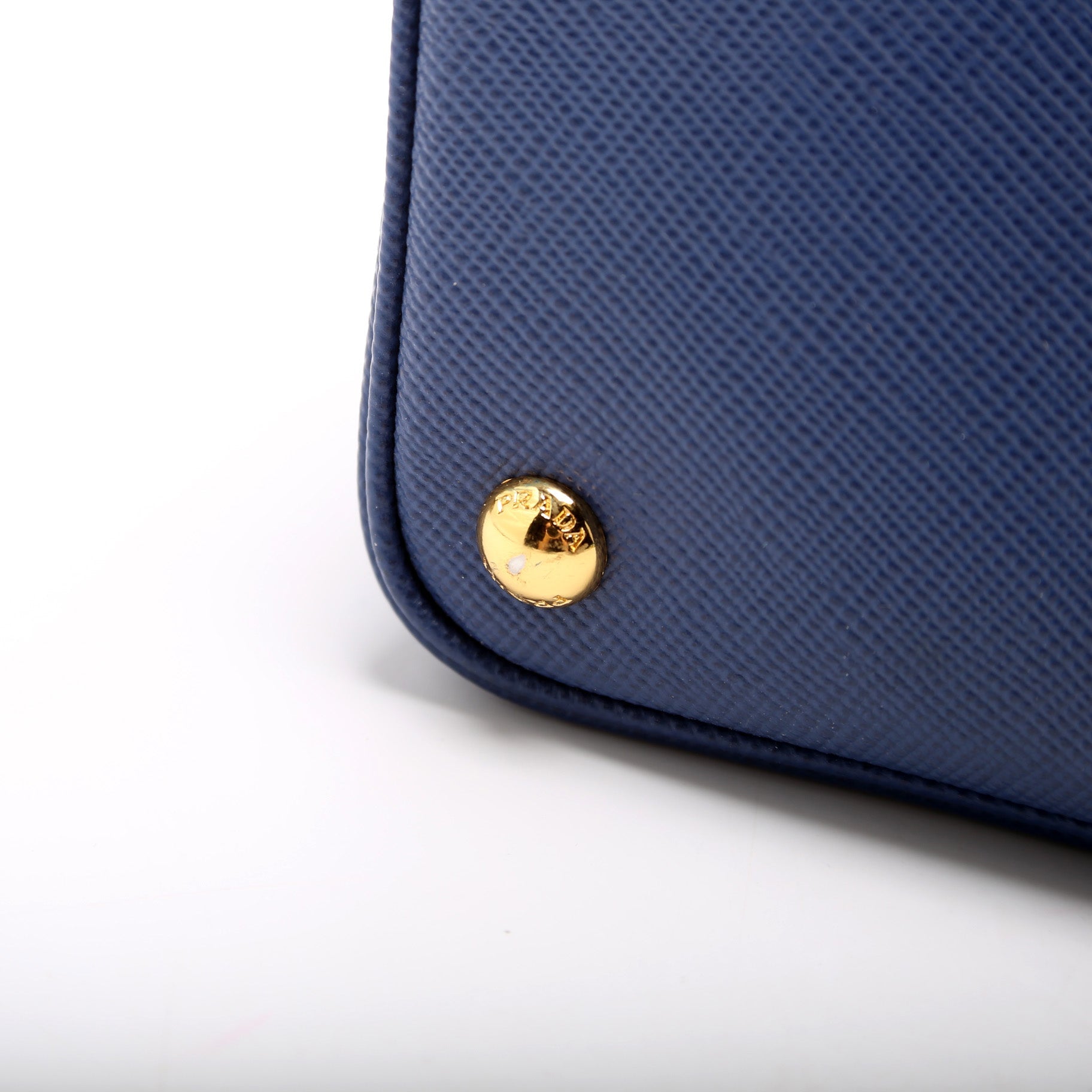 Saffiano Cuir Double Large Blue