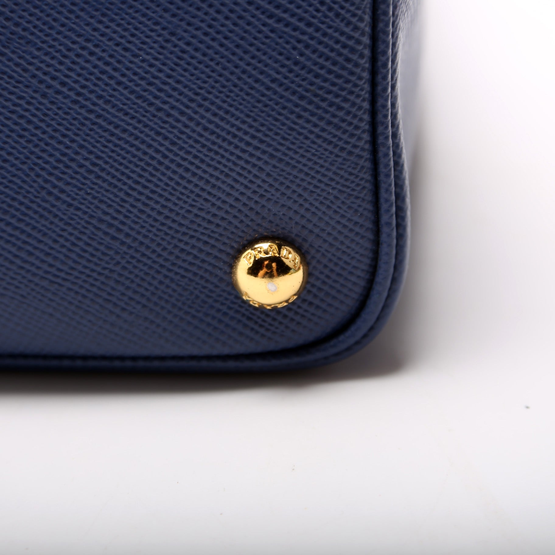 Saffiano Cuir Double Large Blue