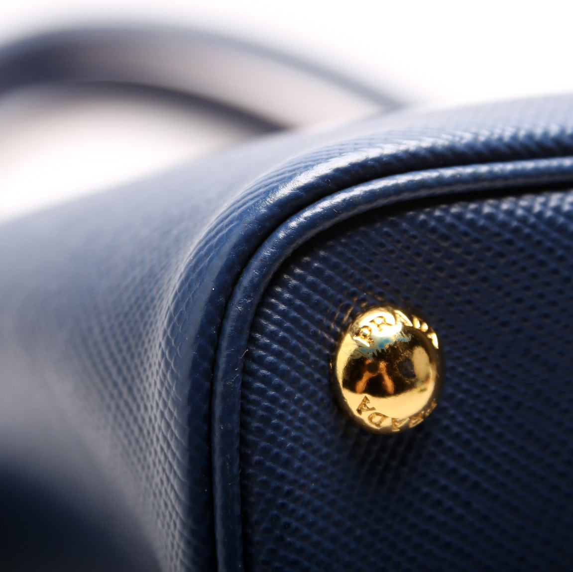 Saffiano Cuir Double Large Blue