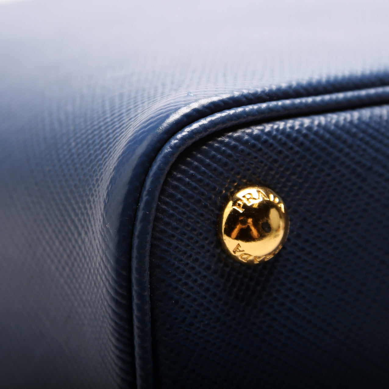 Saffiano Cuir Double Large Blue