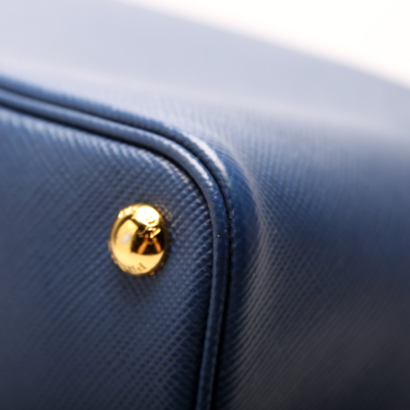 Saffiano Cuir Double Large Blue
