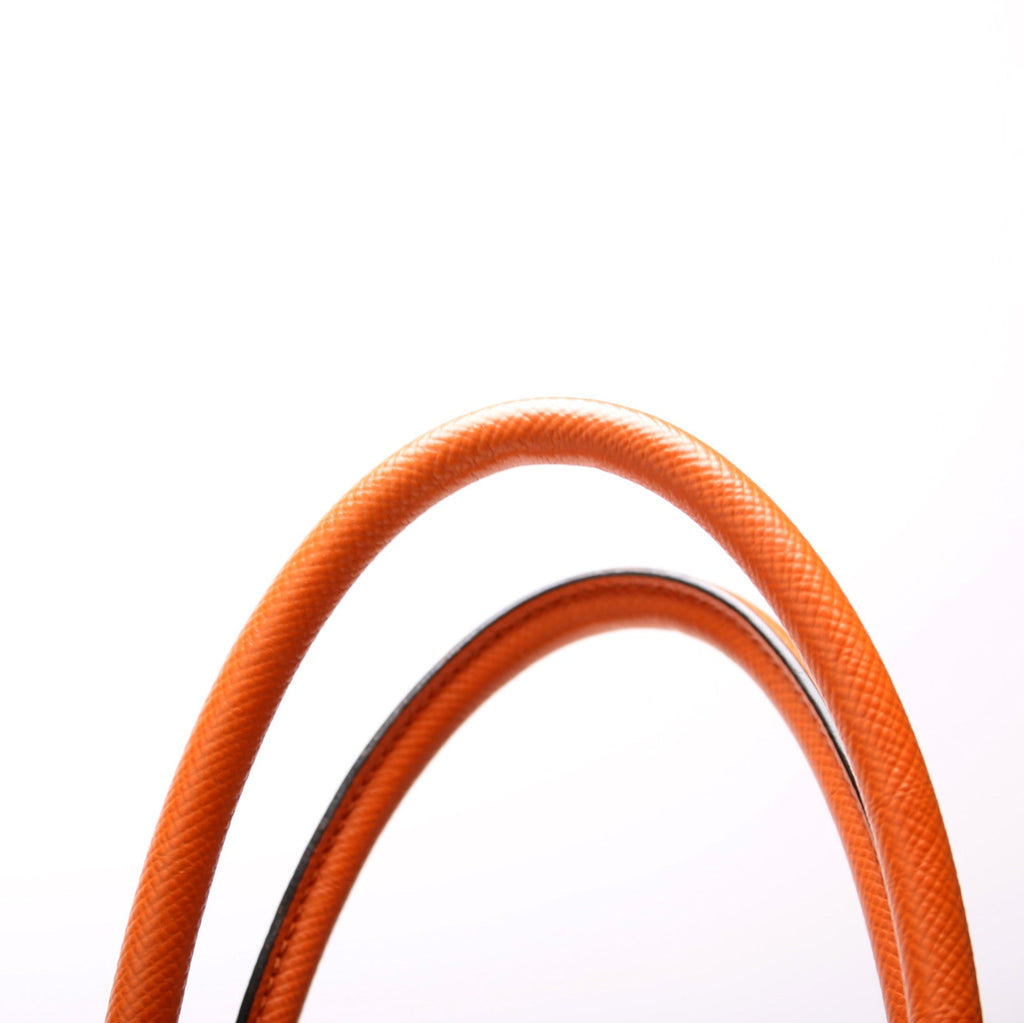 Saffiano Cuir Double Medium Orange