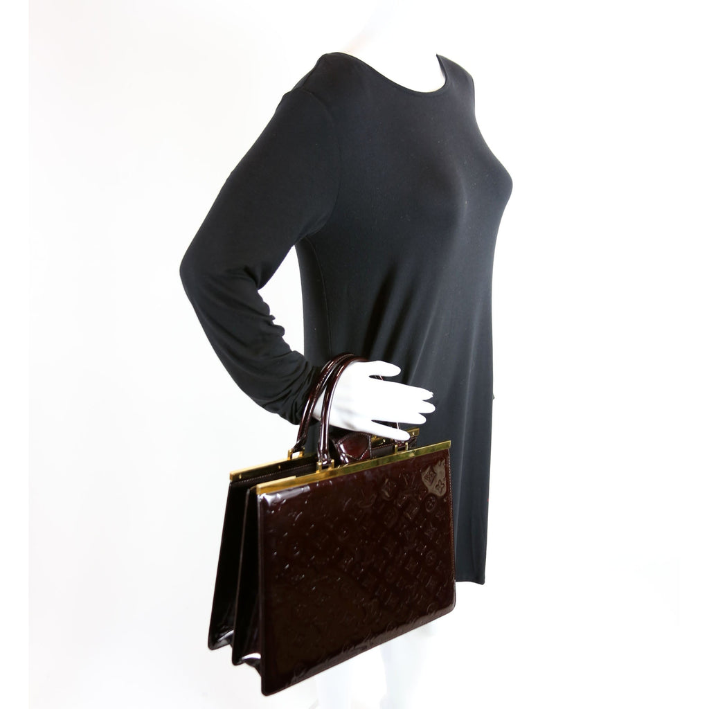 Deesse GM Bag Vernis Burgundy