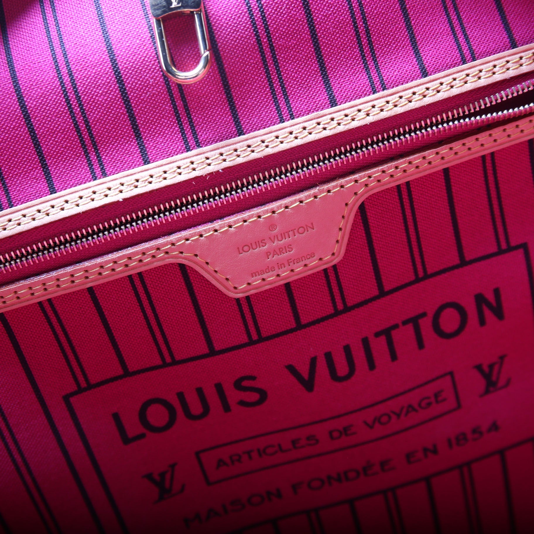 Neverfull with Wallet MM Monogram