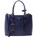 Saffiano Cuir Double Medium Blue