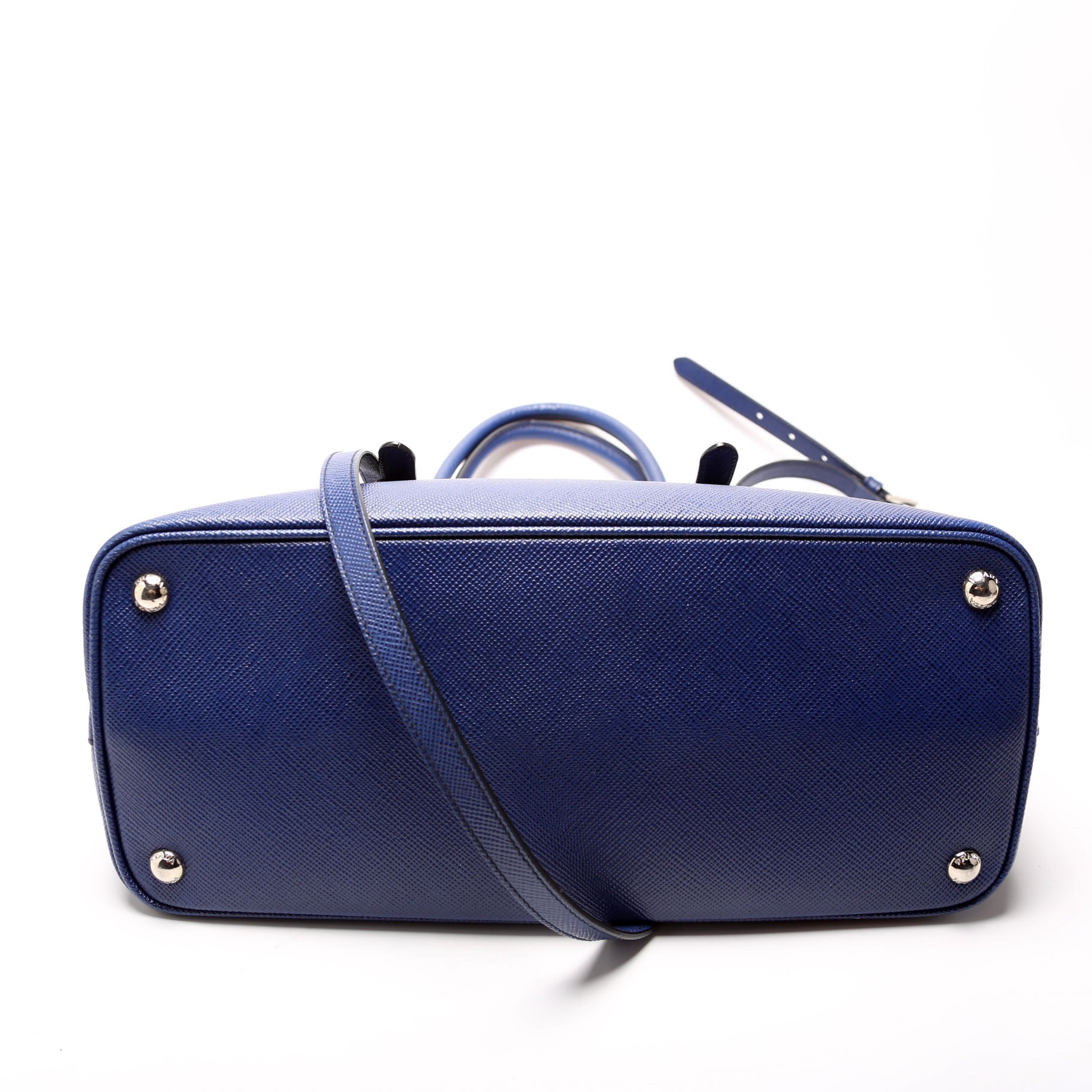Saffiano Cuir Double Medium Blue