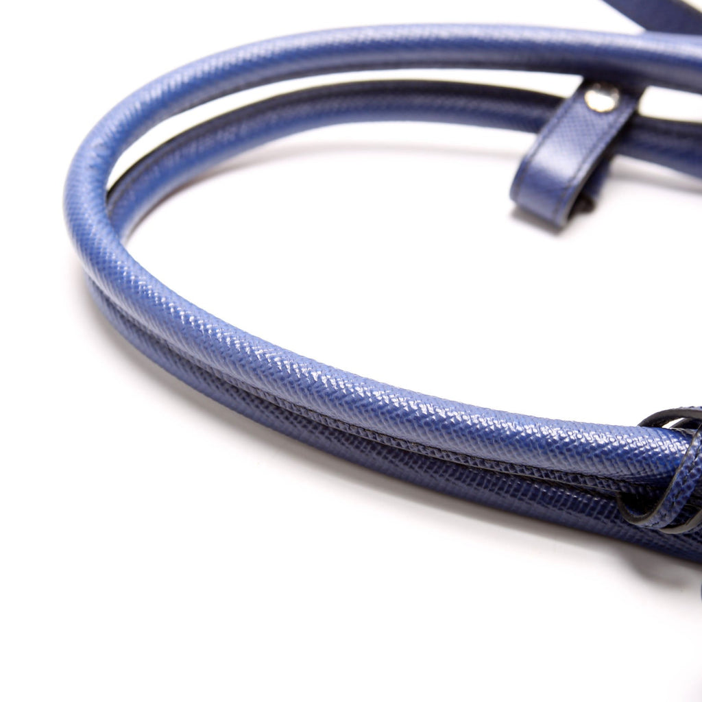 Saffiano Cuir Double Medium Blue