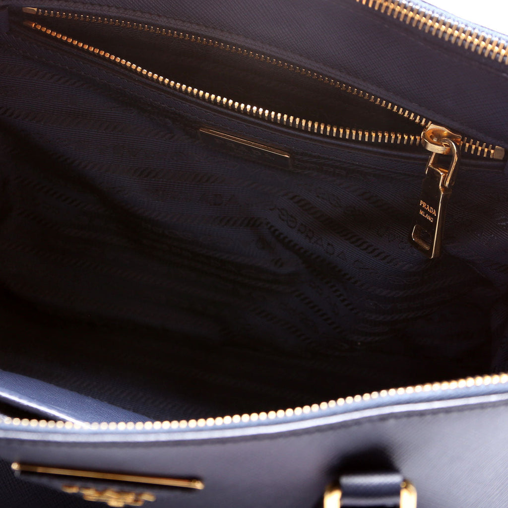 Saffiano Galleria Small Navy