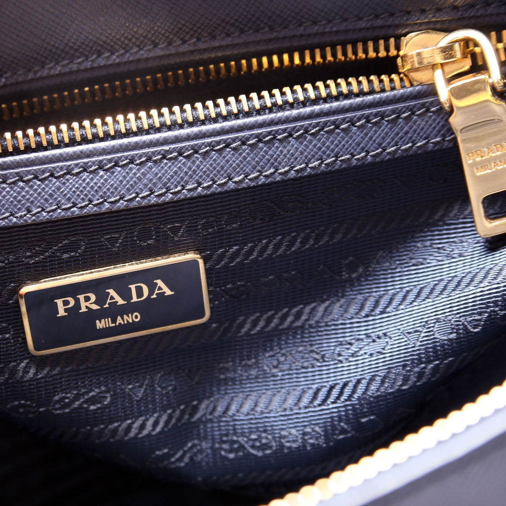 Saffiano Galleria Small Navy