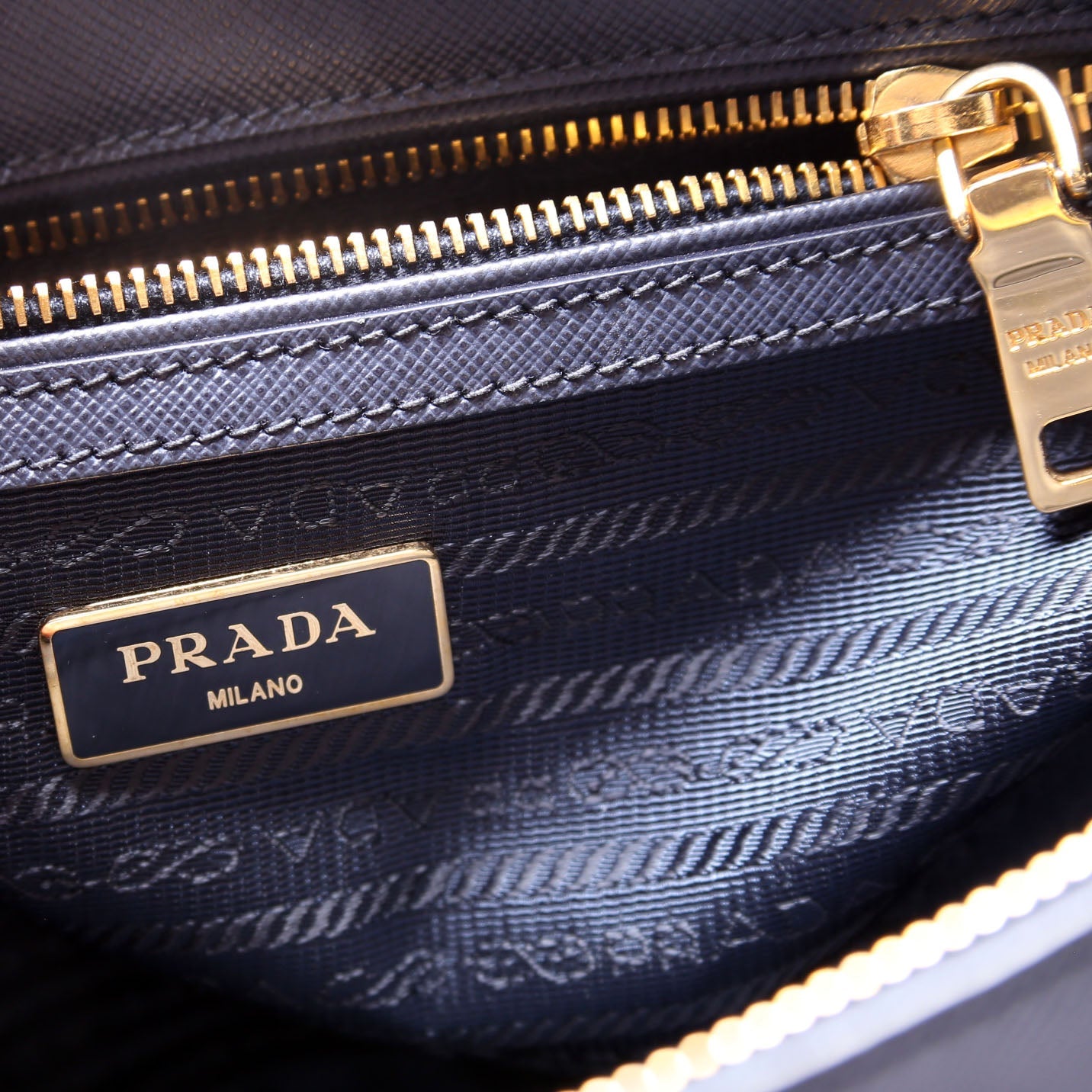 Saffiano Galleria Small Navy