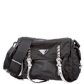 New Velanylon Studded Messenger Black