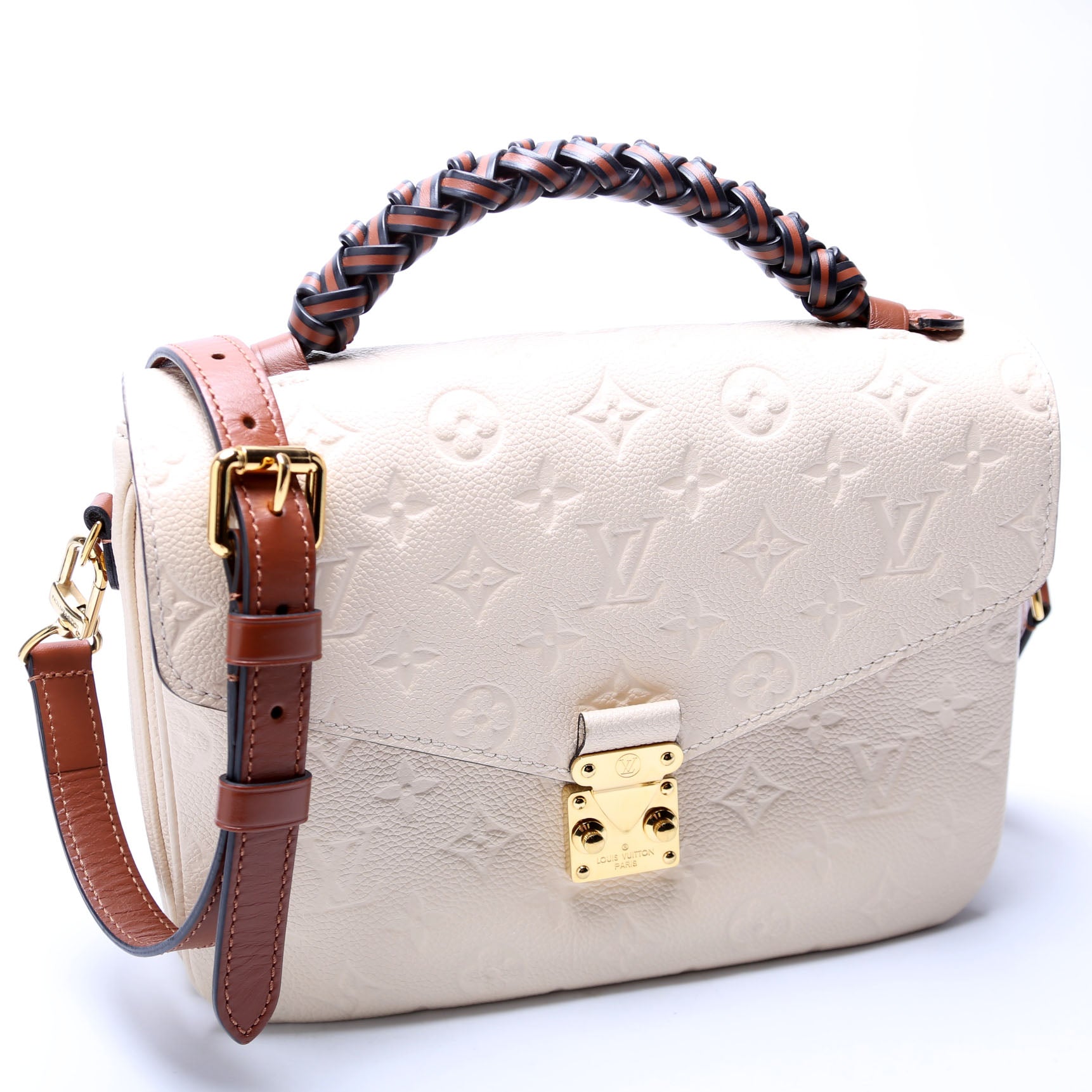 Pochette Metis Empreinte Braided Cream