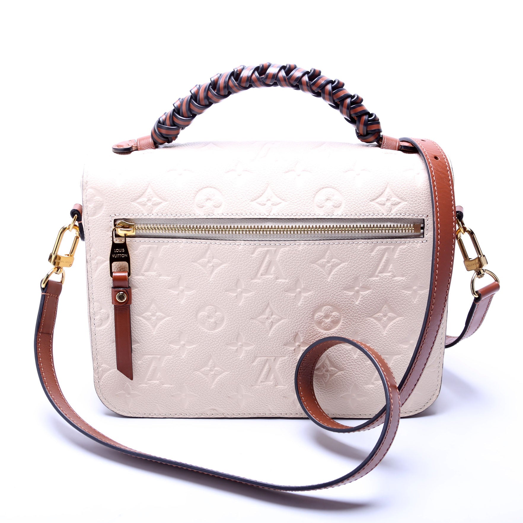 Pochette Metis Empreinte Braided Cream