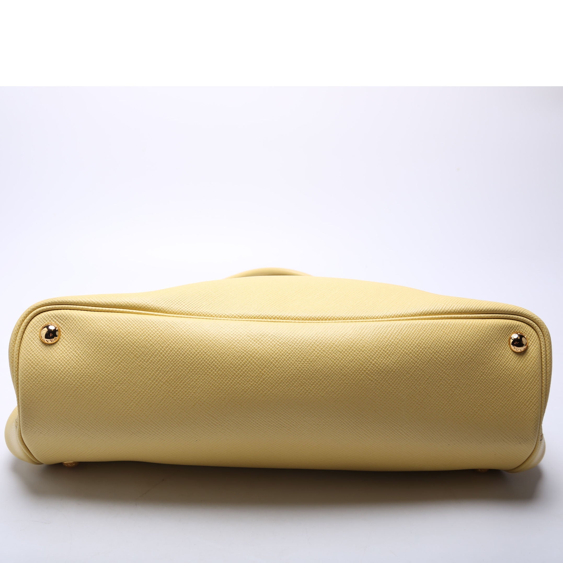 Saffiano Cuir Double Large Yellow