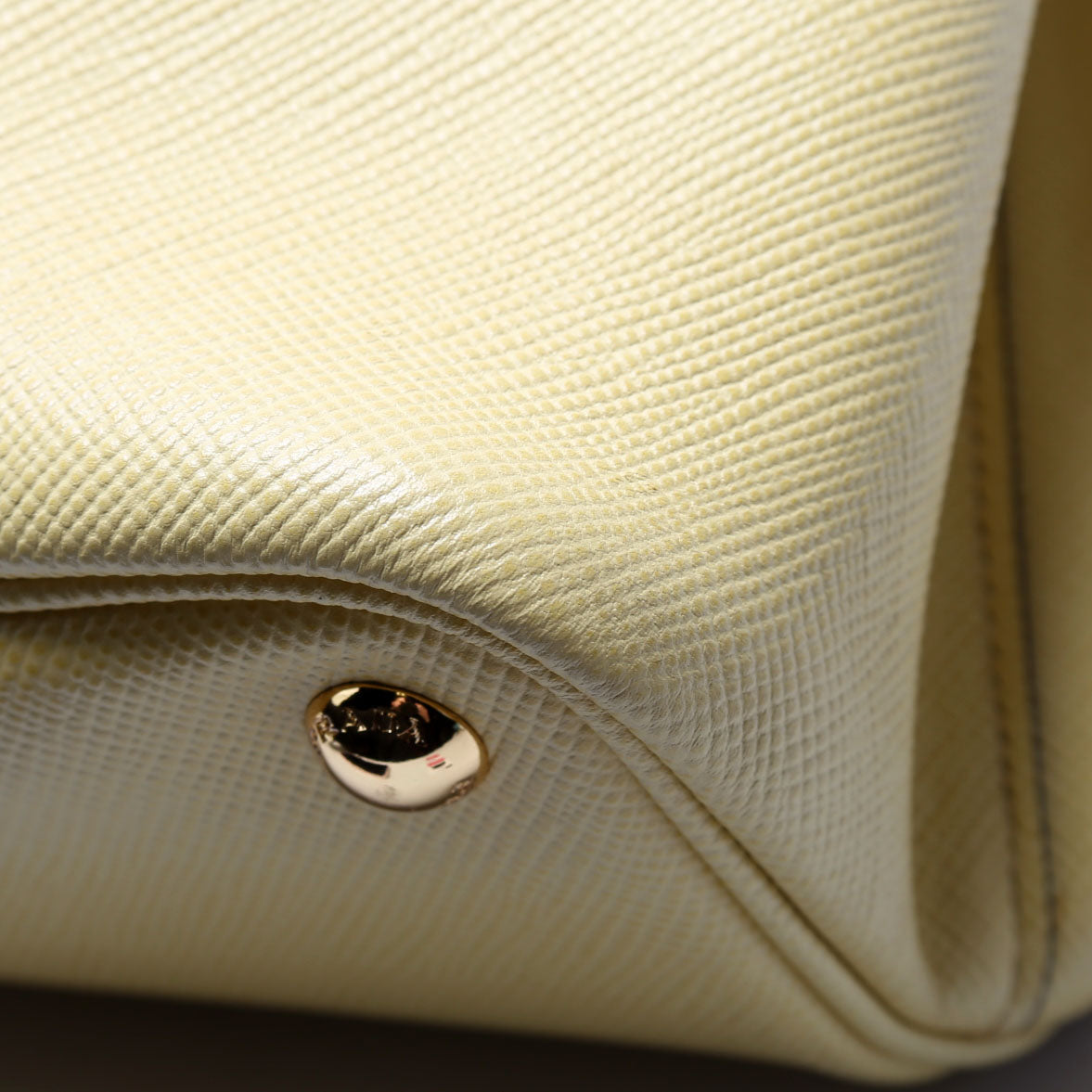 Saffiano Cuir Double Large Yellow