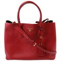 Saffiano Cuir Double Large Red