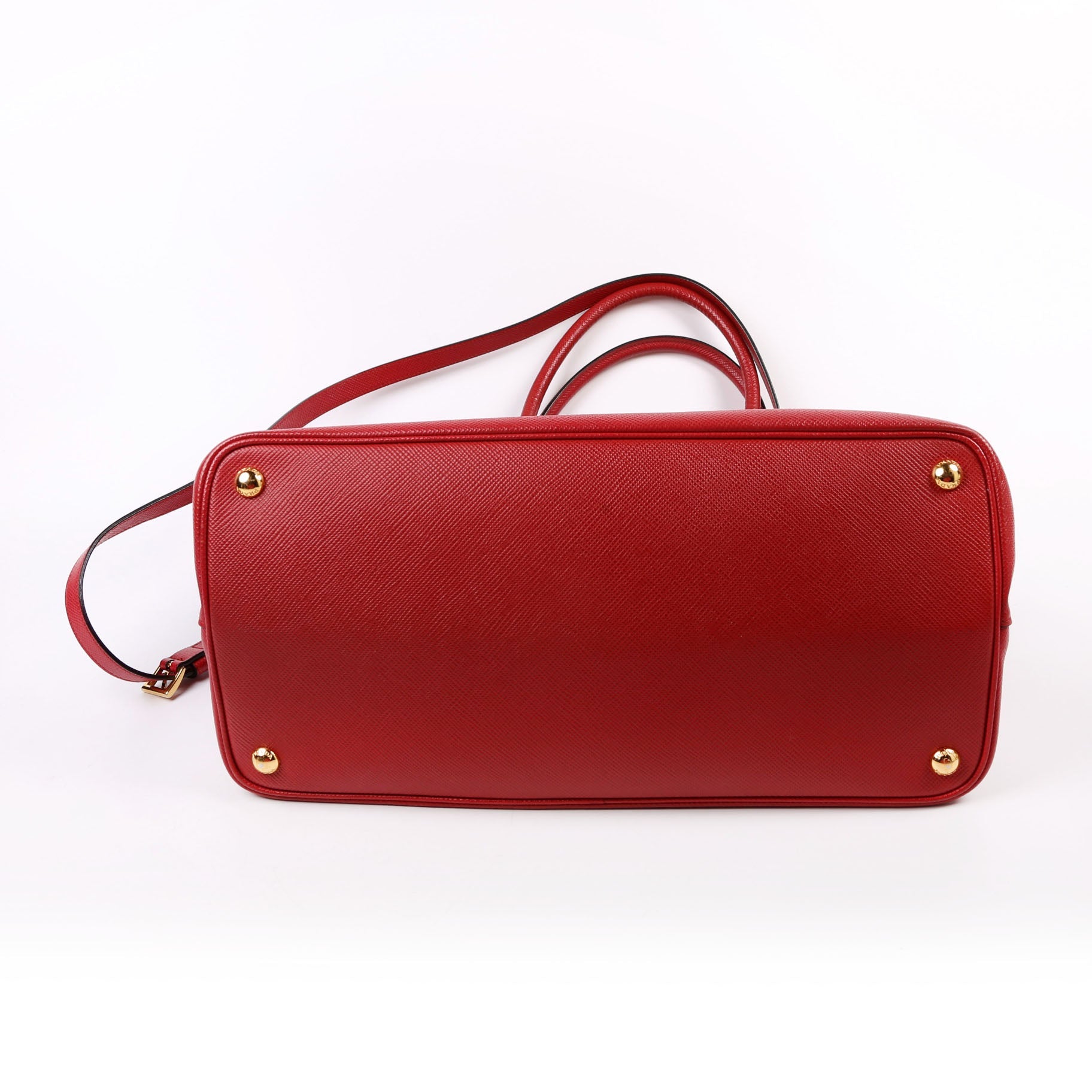 Saffiano Cuir Double Large Red