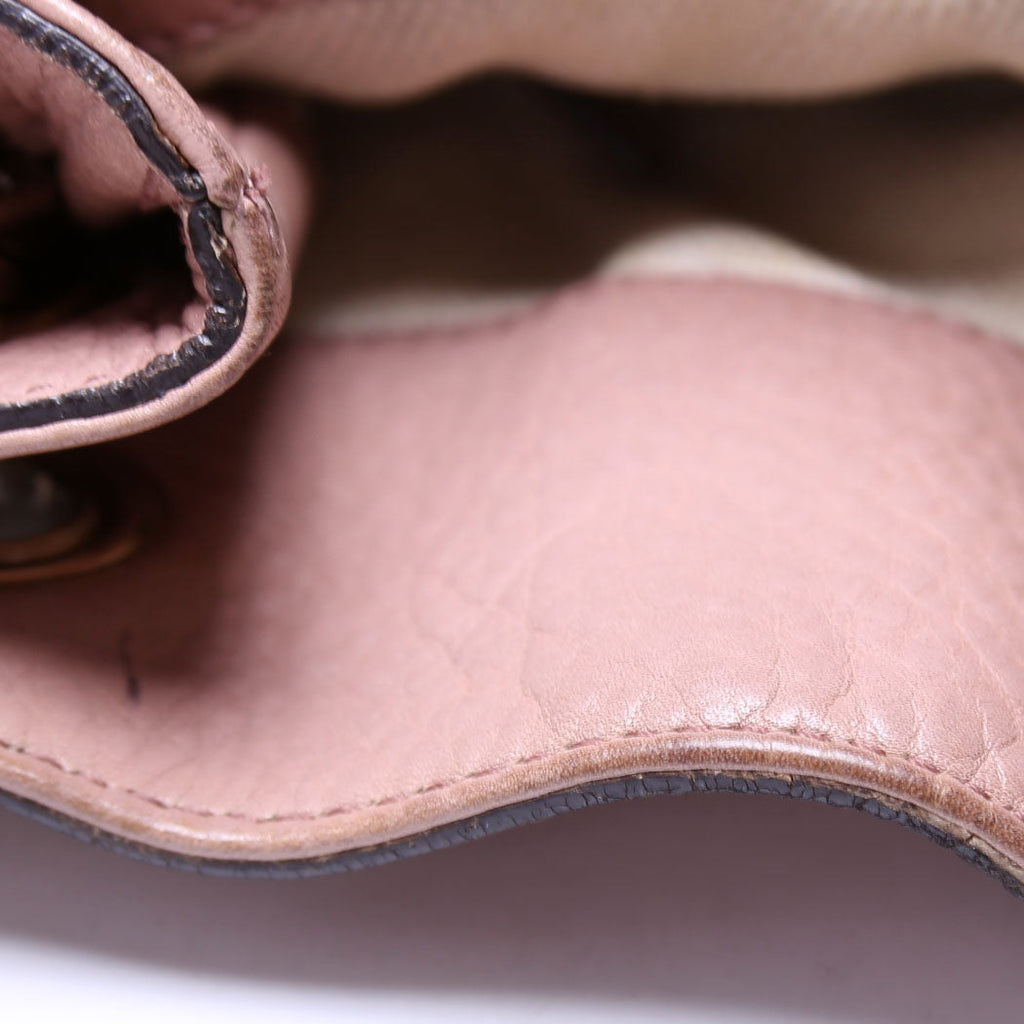 308982 Soho Leather Shoulder Medium Tan
