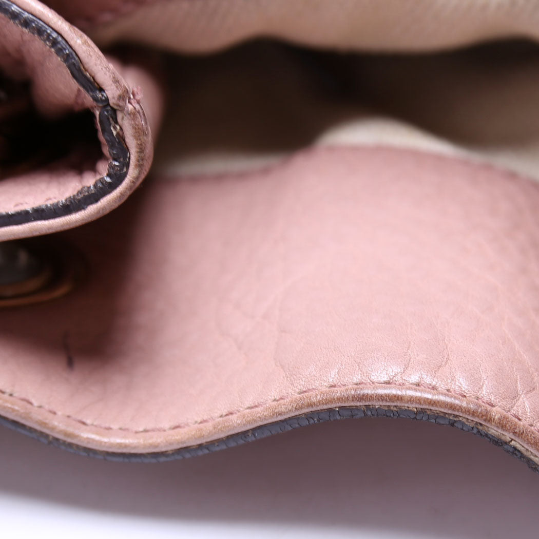 308982 Soho Leather Shoulder Medium Tan
