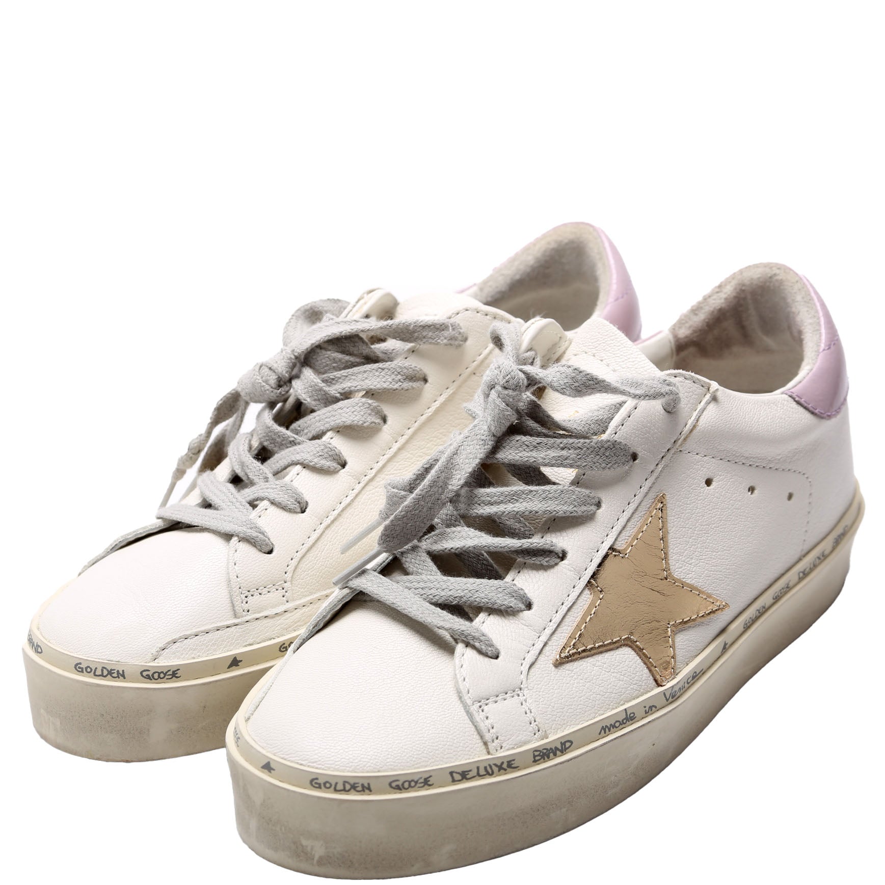 Hi Star Sneakers Size 36 White/Purple