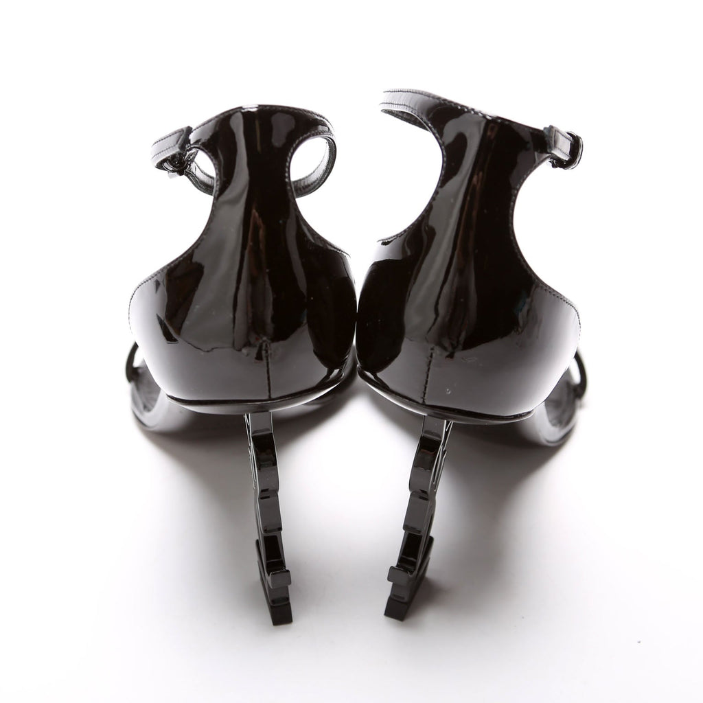 Opyum Sandal Heels Size 37.5 Black