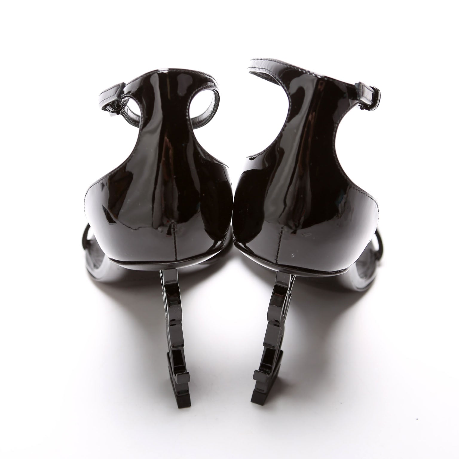 Opyum Sandal Heels Size 37.5 Black
