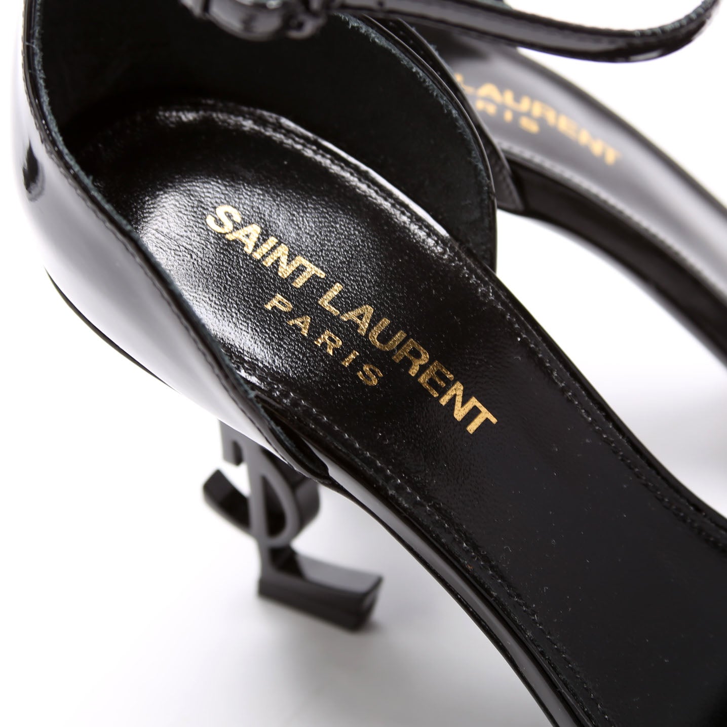 Opyum Sandal Heels Size 37.5 Black