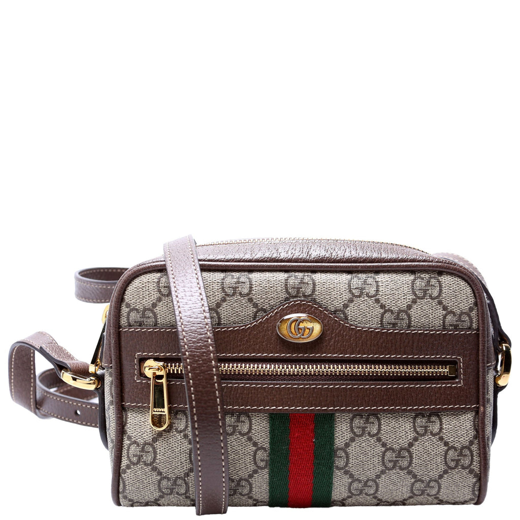 Gucci 517350 Ophidia Small Shoulder Bag Brown