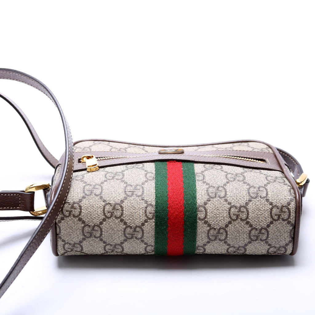 Gucci 517350 Ophidia Small Shoulder Bag Brown
