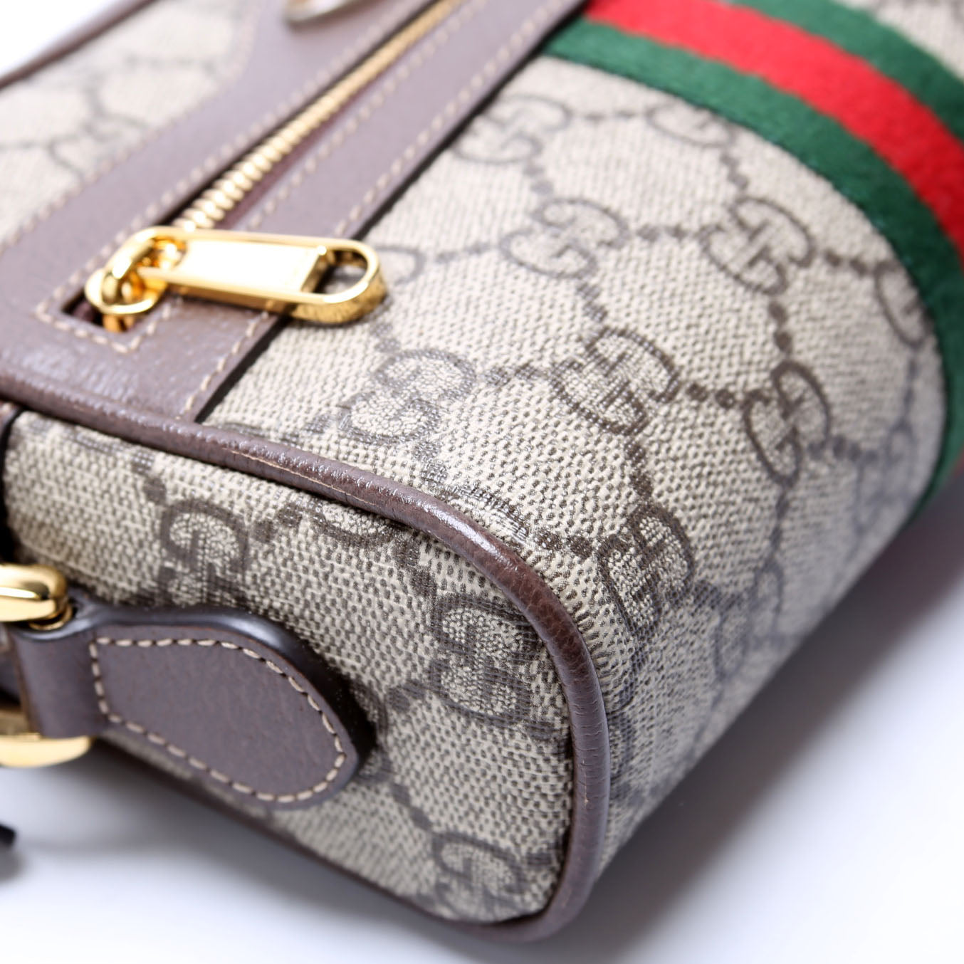 Gucci 517350 Ophidia Small Shoulder Bag Brown