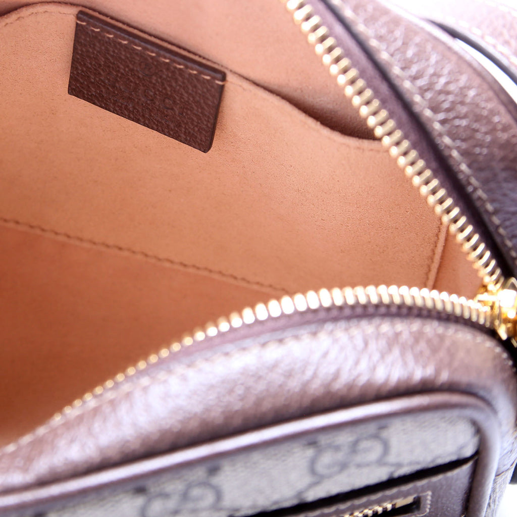 Gucci 517350 Ophidia Small Shoulder Bag Brown