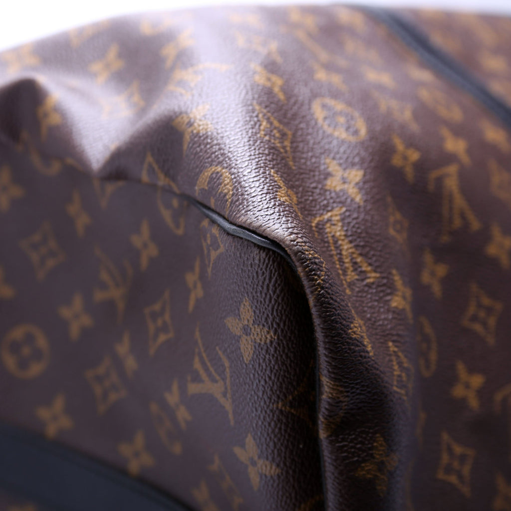 Keepall 55 Bandouliere Macassar Monogram