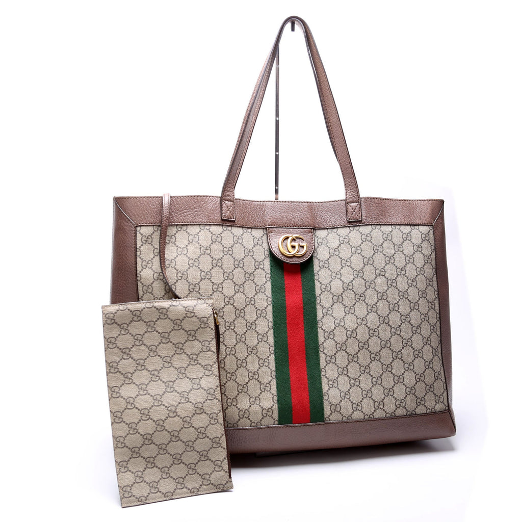 547947 Ophidia Soft GG Supreme Medium Tote Brown