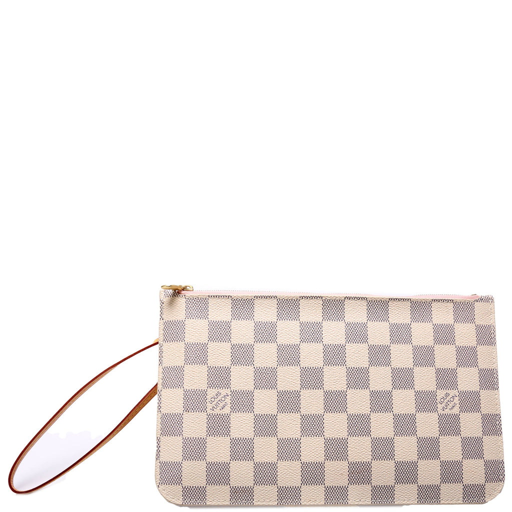 Pochette Only Damier Azur Neverfull Pink