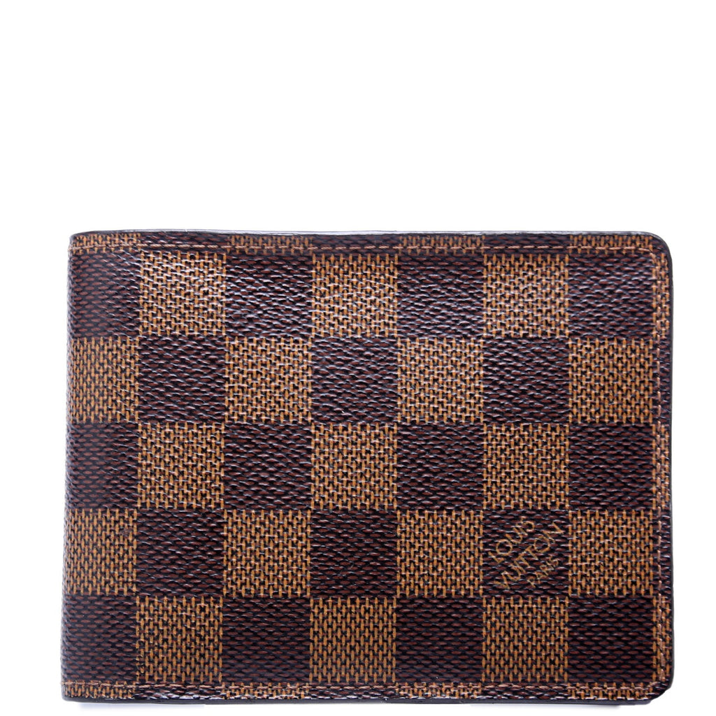 Mens Multiple Wallet Damier Ebene
