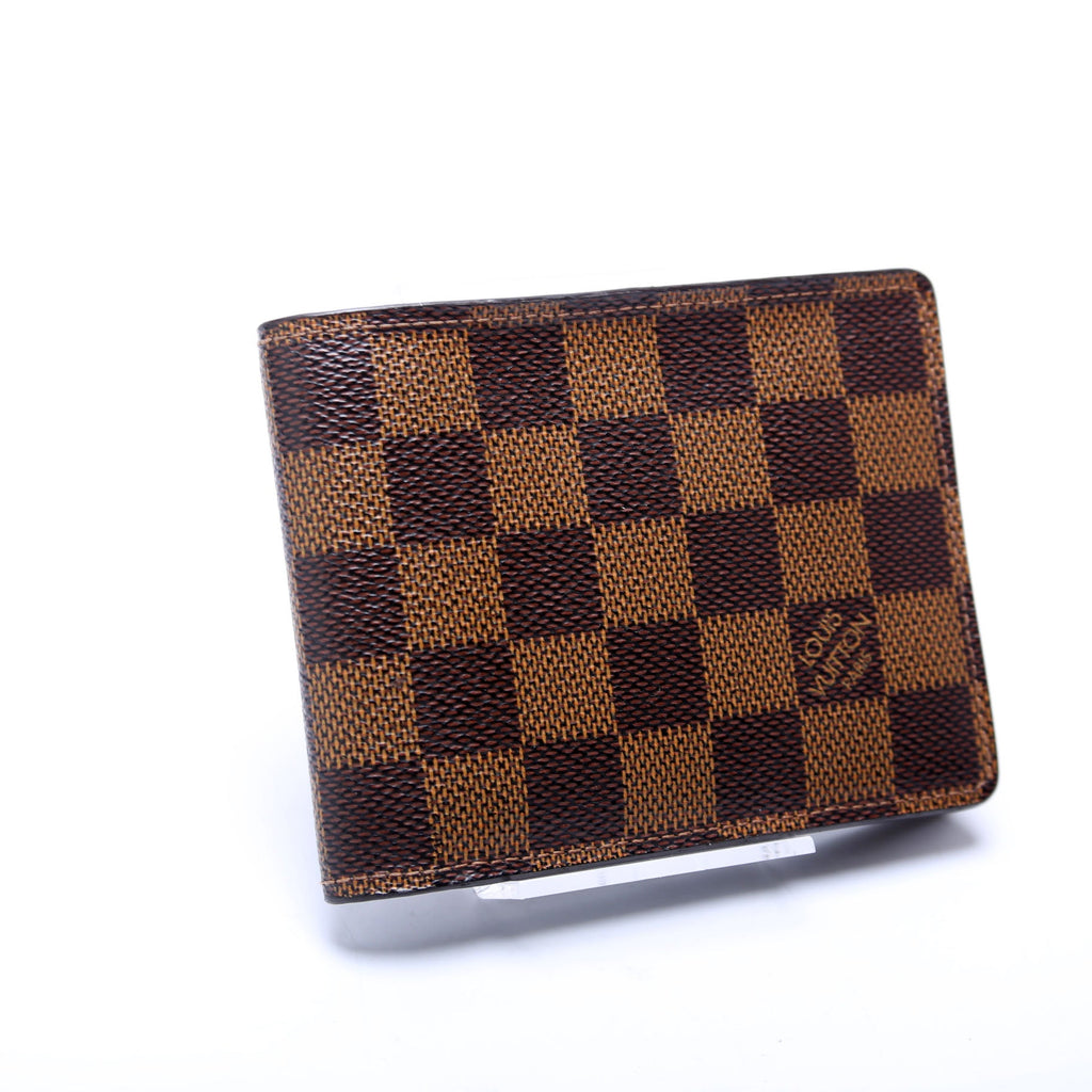 Mens Multiple Wallet Damier Ebene