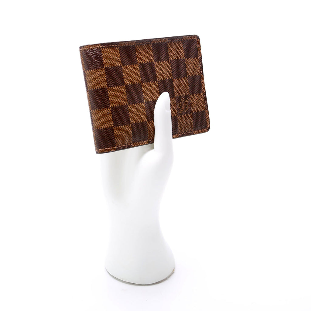 Mens Multiple Wallet Damier Ebene
