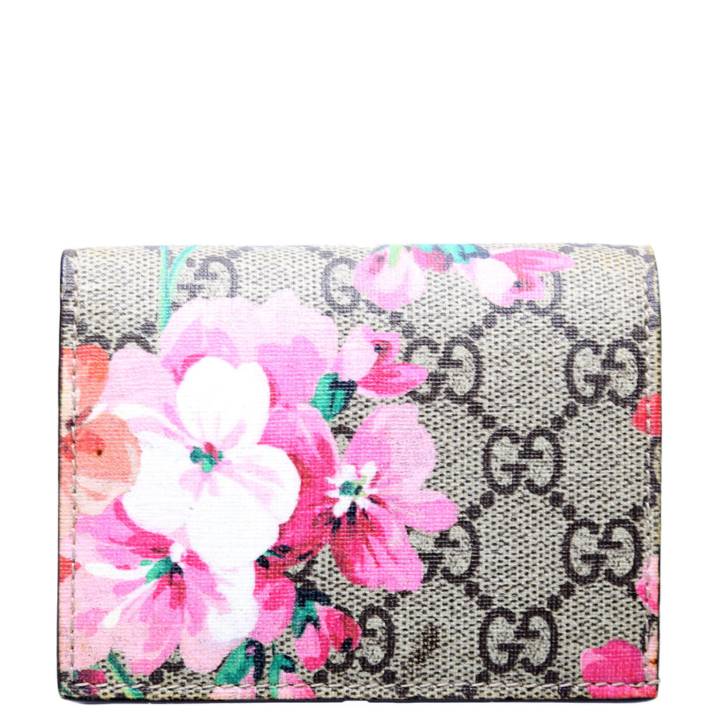 453176 GG Blooms Card Case Multicolor